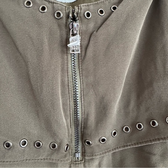 Haute Hippie Grommet Silk Ruffled Mini Skirt Size XS - Picture 4 of 7